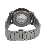 Buy Shop Emporio Armani Meccanico Automatic Black Dial Black Steel Strap Watch For Men - AR60010 USA Online