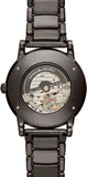 Buy Shop Emporio Armani Meccanico Automatic Black Dial Black Steel Strap Watch For Men - AR60010 USA Online