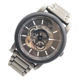 Buy Shop Emporio Armani Meccanico Automatic Black Dial Black Steel Strap Watch For Men - AR60010 USA Online