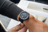 Buy Shop Emporio Armani Meccanico Automatic Black Dial Black Steel Strap Watch For Men - AR60054 USA Online