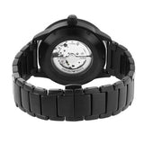 Buy Shop Emporio Armani Meccanico Automatic Black Dial Black Steel Strap Watch For Men - AR60054 USA Online