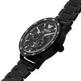 Buy Shop Emporio Armani Meccanico Automatic Black Dial Black Steel Strap Watch For Men - AR60054 USA Online