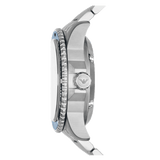 Buy Shop Emporio Armani Meccanico Automatic Blue Dial Silver Steel Strap Watch For Men - AR60059 USA Online
