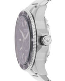 Buy Shop Emporio Armani Meccanico Automatic Blue Dial Silver Steel Strap Watch For Men - AR60059 USA Online