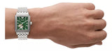 Buy Shop Emporio Armani Meccanico Automatic Green Dial Silver Steel Strap Watch For Men - AR60067 USA Online