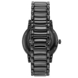 Buy Shop Emporio Armani Meccanico Automatic Grey Dial Grey Steel Strap Watch For Men - AR60029 USA Online
