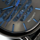 Buy Shop Emporio Armani Meccanico Automatic Grey Dial Grey Steel Strap Watch For Men - AR60029 USA Online