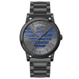 Buy Shop Emporio Armani Meccanico Automatic Grey Dial Grey Steel Strap Watch For Men - AR60029 USA Online