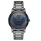 Buy Shop Emporio Armani Meccanico Automatic Grey Dial Grey Steel Strap Watch For Men - AR60029 USA Online