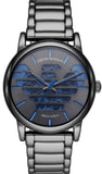 Buy Shop Emporio Armani Meccanico Automatic Grey Dial Grey Steel Strap Watch For Men - AR60029 USA Online