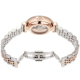 Buy Shop Emporio Armani Meccanico Automatic Mother of Pearl Dial Two Tone Steel Strap Watch For Women - AR60049 USA Online