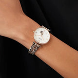 Buy Shop Emporio Armani Meccanico Automatic Mother of Pearl Dial Two Tone Steel Strap Watch For Women - AR60049 USA Online