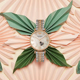 Buy Shop Emporio Armani Meccanico Automatic Mother of Pearl Dial Two Tone Steel Strap Watch For Women - AR60049 USA Online