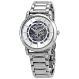 Buy Shop Emporio Armani Meccanico Automatic Silver Dial Silver Steel Strap Watch for Men - AR60006 USA Online