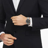 Buy Shop Emporio Armani Meccanico Automatic Skeleton Black Dial Silver Steel Strap Watch For Men - AR60021 USA Online