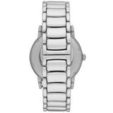 Buy Shop Emporio Armani Meccanico Automatic Skeleton Black Dial Silver Steel Strap Watch For Men - AR60021 USA Online