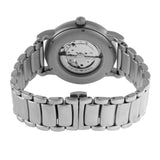 Buy Shop Emporio Armani Meccanico Automatic Skeleton Black Dial Silver Steel Strap Watch For Men - AR60021 USA Online