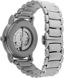 Buy Shop Emporio Armani Meccanico Automatic Skeleton Black Dial Silver Steel Strap Watch For Men - AR60021 USA Online