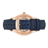 Buy Shop Emporio Armani Meccanico Automatic White Dial Blue Leather Strap Watch For Men - AR1947 USA Online