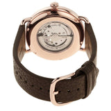 Buy Shop Emporio Armani Meccanico Automatic White Dial Brown Leather Strap Watch For Men - AR60027 USA Online