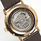 Buy Shop Emporio Armani Meccanico Automatic White Dial Brown Leather Strap Watch For Men - AR60027 USA Online
