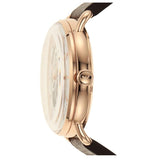 Buy Shop Emporio Armani Meccanico Automatic White Dial Brown Leather Strap Watch For Men - AR60027 USA Online