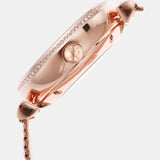 Buy Shop Emporio Armani Meccanico Automatic White Dial Rose Gold Mesh Strap Watch For Women - AR60063 USA Online