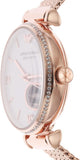 Buy Shop Emporio Armani Meccanico Automatic White Dial Rose Gold Mesh Strap Watch For Women - AR60063 USA Online
