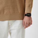 Buy Shop Emporio Armani Meccanico Black Dial Black Steel Strap Watch For Men - AR60058 USA Online