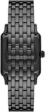Buy Shop Emporio Armani Meccanico Black Dial Black Steel Strap Watch For Men - AR60058 USA Online