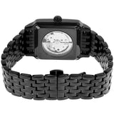 Buy Shop Emporio Armani Meccanico Black Dial Black Steel Strap Watch For Men - AR60058 USA Online