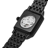Buy Shop Emporio Armani Meccanico Black Dial Black Steel Strap Watch For Men - AR60058 USA Online
