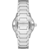 Buy Shop Emporio Armani Meccanico Chronograph Automatic Green Dial Silver Steel Strap Watch For Men - AR60053 USA Online