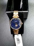Buy Shop Emporio Armani Meccanico Crystals Black Dial Rose Gold Steel Strap Watch For Women - AR60043 USA Online