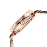 Buy Shop Emporio Armani Meccanico Crystals Black Dial Rose Gold Steel Strap Watch For Women - AR60043 USA Online
