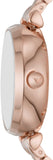 Buy Shop Emporio Armani Meccanico Crystals Black Dial Rose Gold Steel Strap Watch For Women - AR60043 USA Online