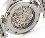 Buy Shop Emporio Armani Meccanico Mother of Pearl Dial Silver Steel Strap Watch For Women - AR1991 USA Online