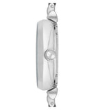 Buy Shop Emporio Armani Meccanico Mother of Pearl Dial Silver Steel Strap Watch For Women - AR1991 USA Online