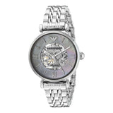 Buy Shop Emporio Armani Meccanico Mother of Pearl Dial Silver Steel Strap Watch For Women - AR1991 USA Online