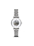 Buy Shop Emporio Armani Meccanico Mother of Pearl Dial Silver Steel Strap Watch For Women - AR1991 USA Online