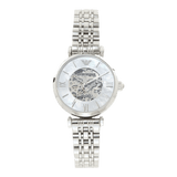 Buy Shop Emporio Armani Meccanico Mother of Pearl Dial Silver Steel Strap Watch For Women - AR1991 USA Online