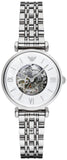 Buy Shop Emporio Armani Meccanico Mother of Pearl Dial Silver Steel Strap Watch For Women - AR1991 USA Online