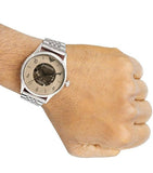 Buy Shop Emporio Armani Meccanico Multicolor Dial Silver Steel Strap Watch For Men - AR1922 USA Online
