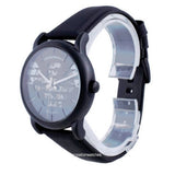 Buy Shop Emporio Armani Meccanico Quartz Black Dial Black Leather Strap Watch For Men - AR60032 USA Online