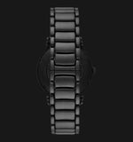 Buy Shop Emporio Armani Meccanico Skeleton Black Dial Black Steel Strap Watch For Men - AR60045 USA Online
