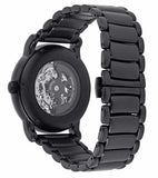 Buy Shop Emporio Armani Meccanico Skeleton Black Dial Black Steel Strap Watch For Men - AR60045 USA Online