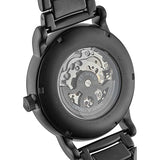 Buy Shop Emporio Armani Meccanico Skeleton Black Dial Black Steel Strap Watch For Men - AR60045 USA Online