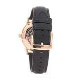 Buy Shop Emporio Armani Meccanico Skeleton Silver Dial Black Leather Strap Watch For Men - AR60031 USA Online