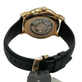 Buy Shop Emporio Armani Meccanico Skeleton Silver Dial Black Leather Strap Watch For Men - AR60031 USA Online