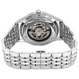 Buy Shop Emporio Armani Meccanico Skeleton Silver Dial Silver Steel Strap Watch For Men - AR1945 USA Online